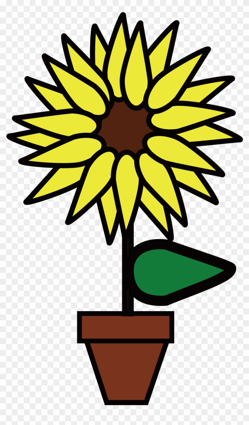 Common Sunflower Drawing Clip Art - Common Sunflower Drawing Clip Art #299988