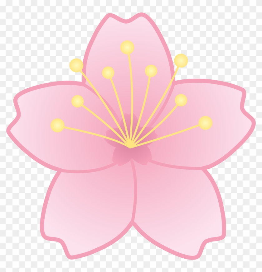 Cherry Blossoms Clipart - Animated Cherry Blossom Flower #300009