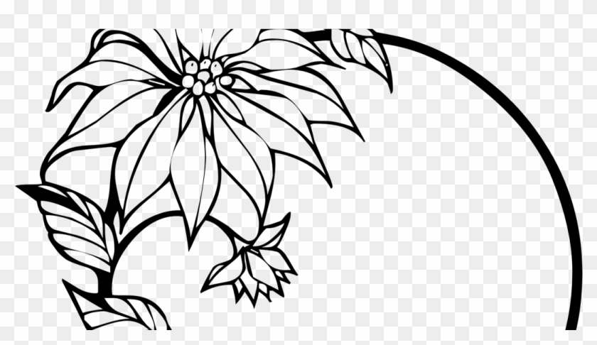 Black & Whiteflower Art #300011