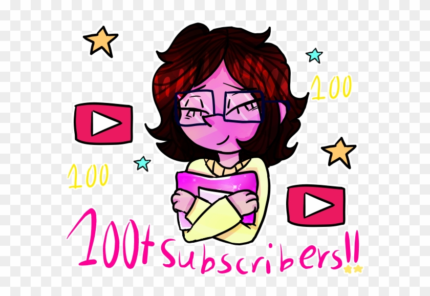 Thank You So Much For 100 Subs By Alicupcake12356 On - Cartoon #300047