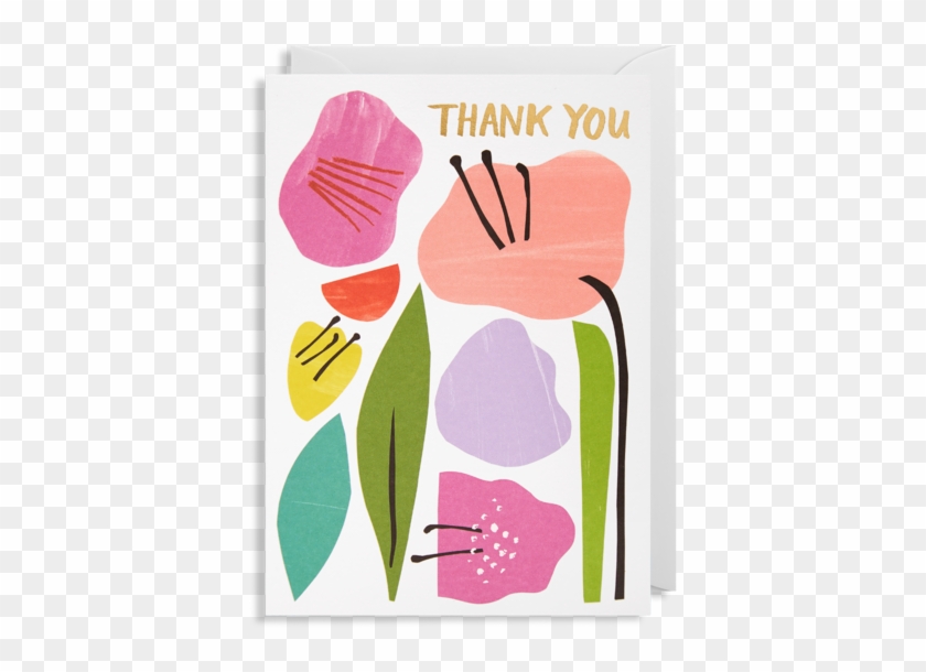 Thank You Flowers Greeting Card - Greeting Card #300048