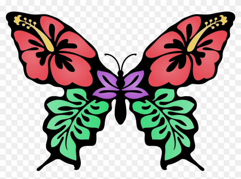 Butterfly Flower Colour - Butterfly Flower Colour #300086