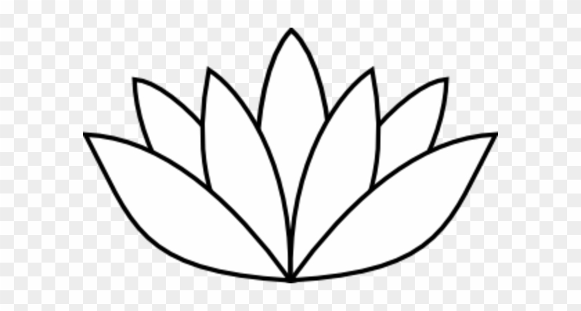 Lotus Flower - Lotus Flower Drawing Simple #300084