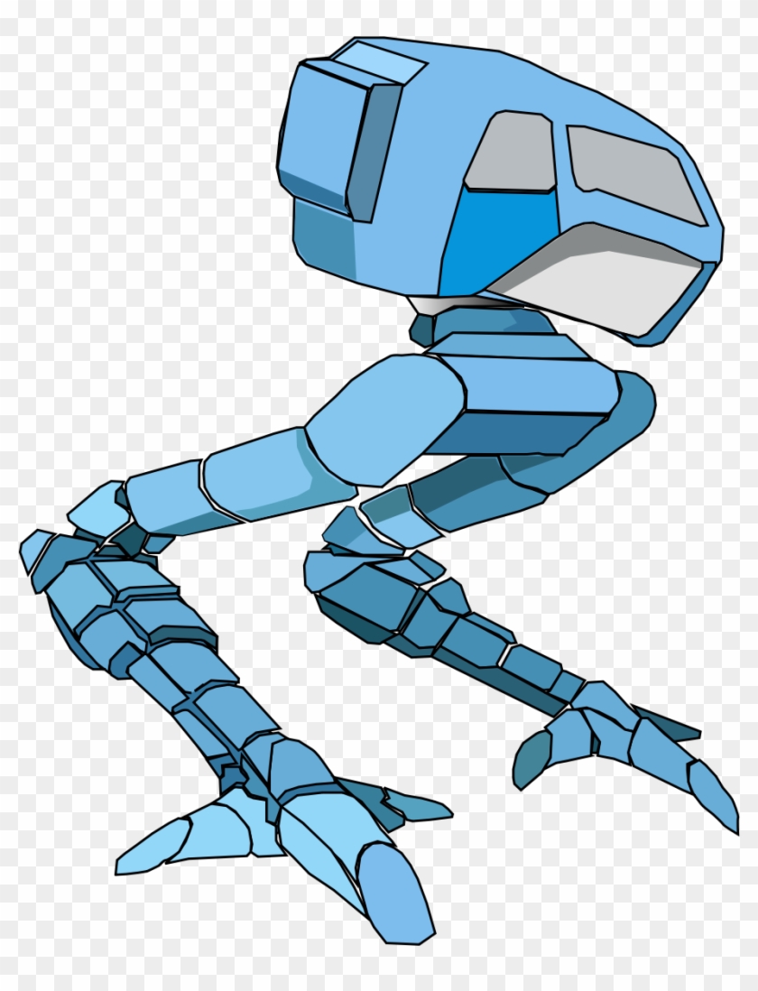 Robot Walker Clip Art - Robot Legs Clipart #300103