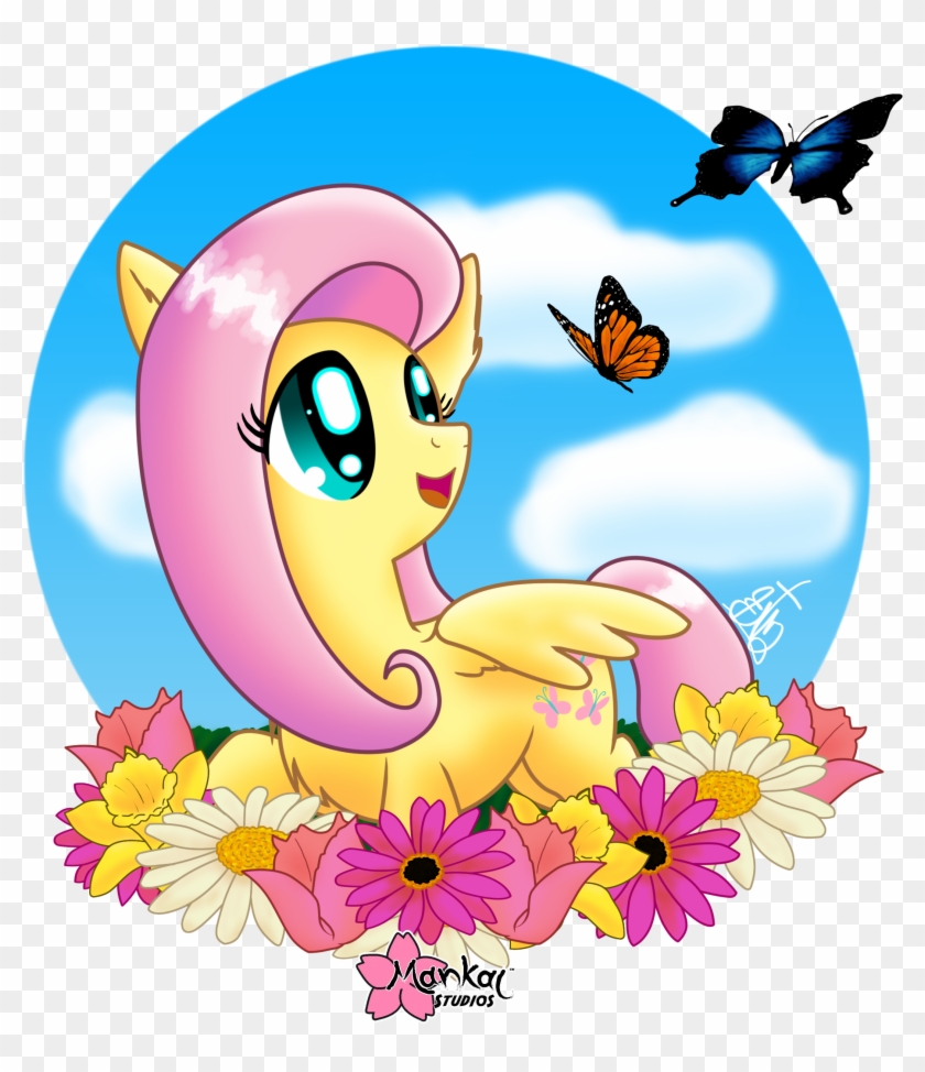 Clouddg, Butterfly, Flower, Fluttershy, Safe, Solo - Clouddg, Butterfly, Flower, Fluttershy, Safe, Solo #300156