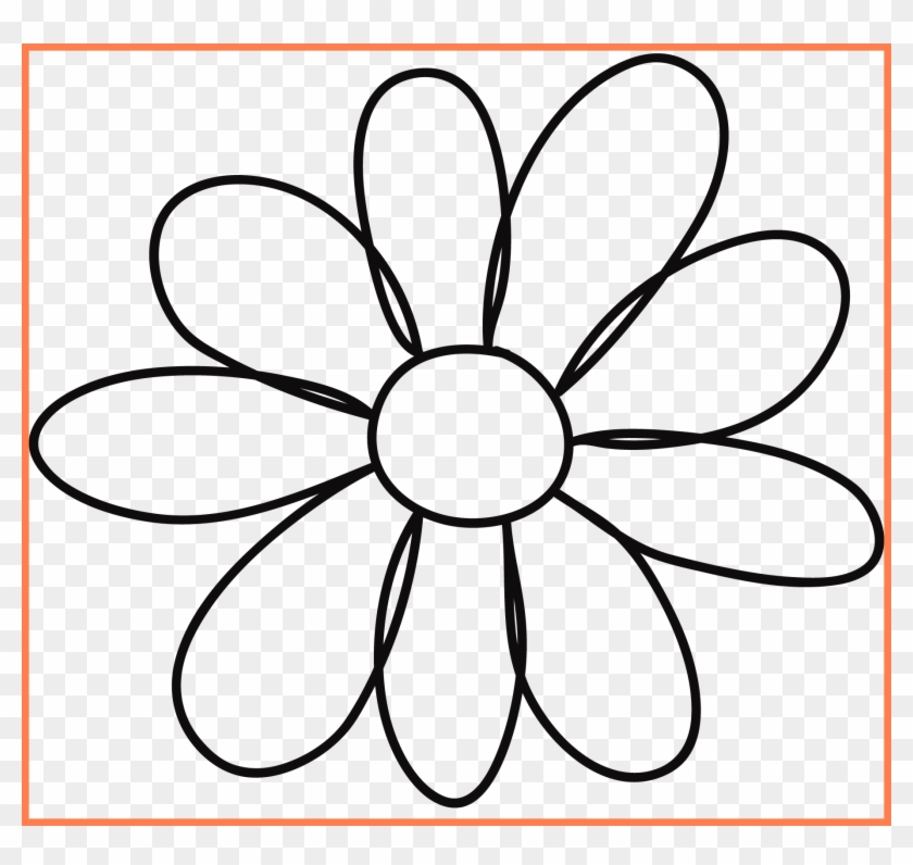 Sun Flower Sunflower Outline Clipart Best Petal Flower - Leo The Late Bloomer Worksheets #300176