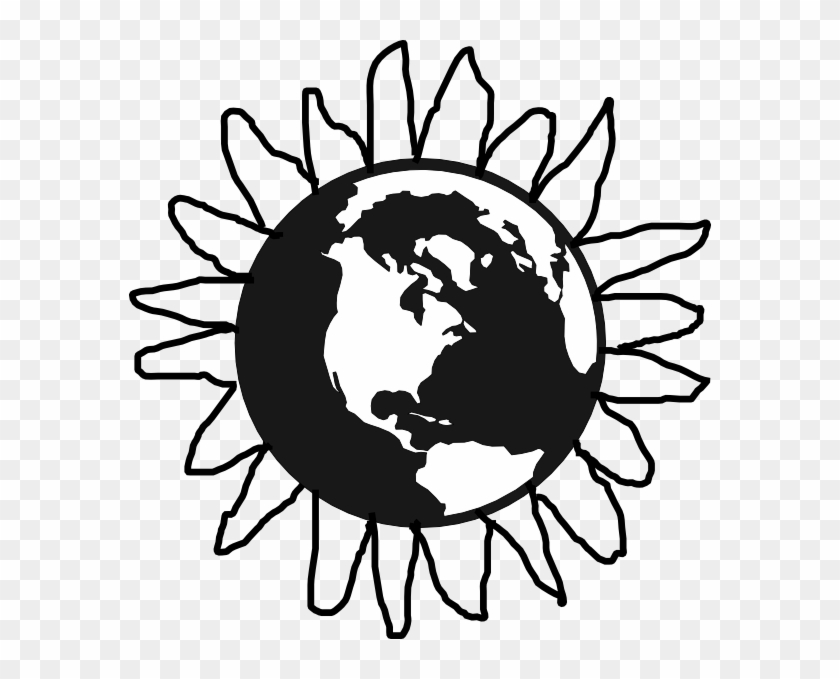 Sunflower Earth Clip Art - Html Website Inspector #300217
