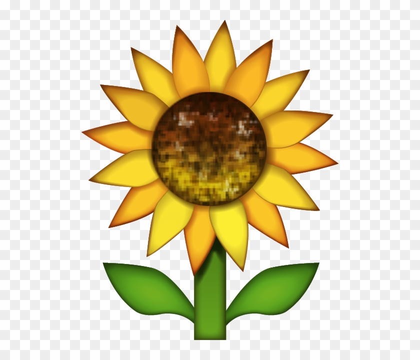 Sun Behind Cloud Emoji $0 - Sunflower Emoji Png #300232