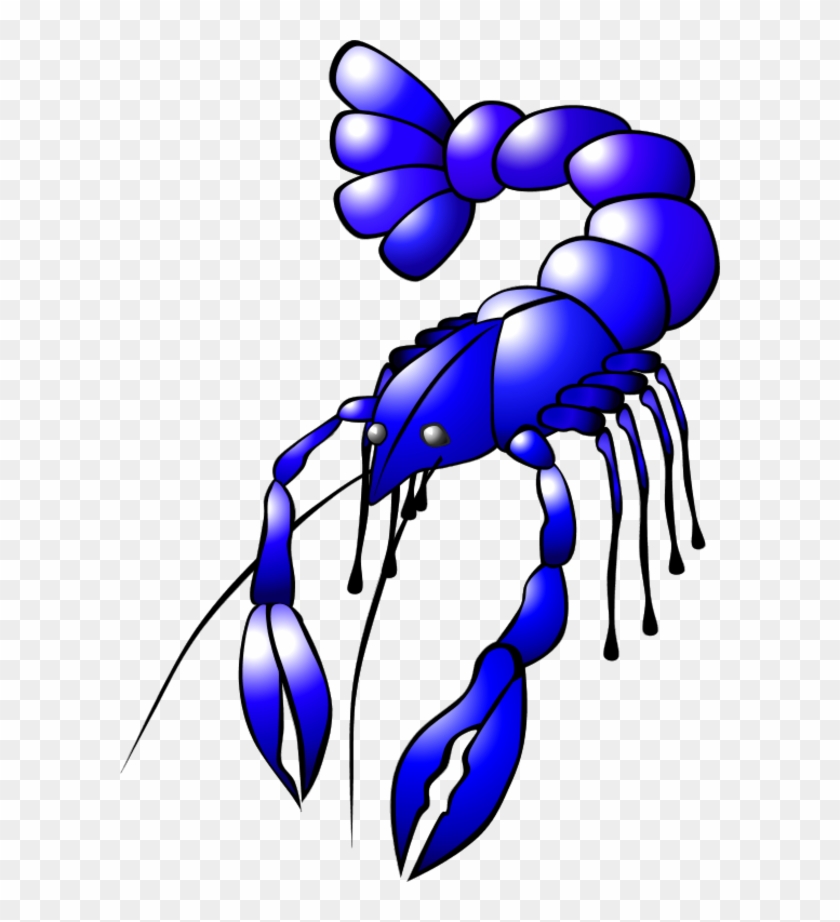 Vector Clip Art - Crawfish Clip Art #300316