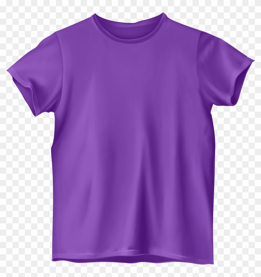 Purple T Shirt Png Clip Art - T-shirt #300363