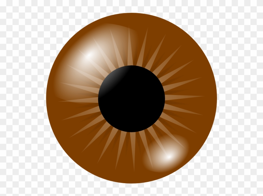 Brown Eye Clip Art At Clker - Brown Eye Clipart #300368