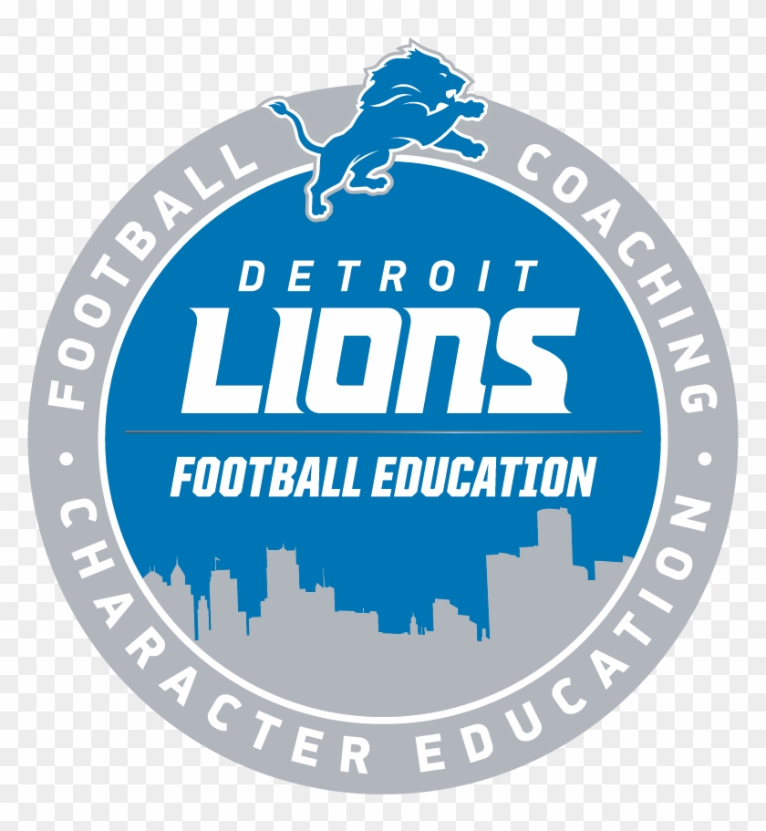 Detroit Lions Football Education Division - Nfl Metal Corrugated Ornament - Detroit Lions #300375
