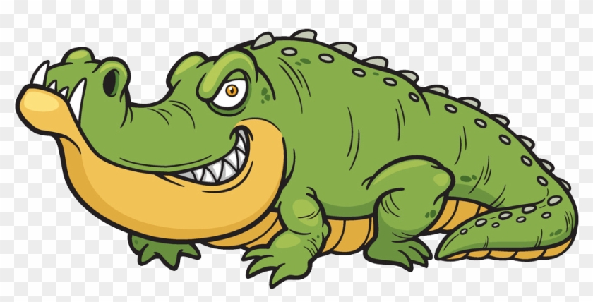 Crocodile Alligator Royalty-free Clip Art - Hình Ảnh Cá Sấu Hoạt Hình #300434