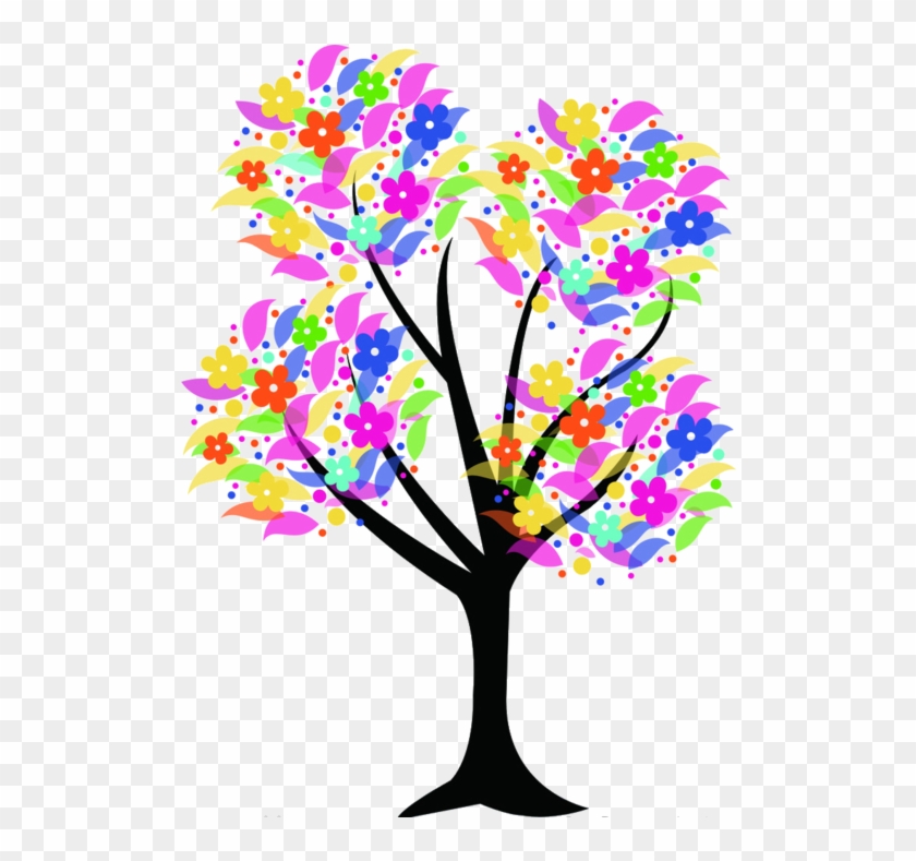 Tree Drawing With Color Png #300467