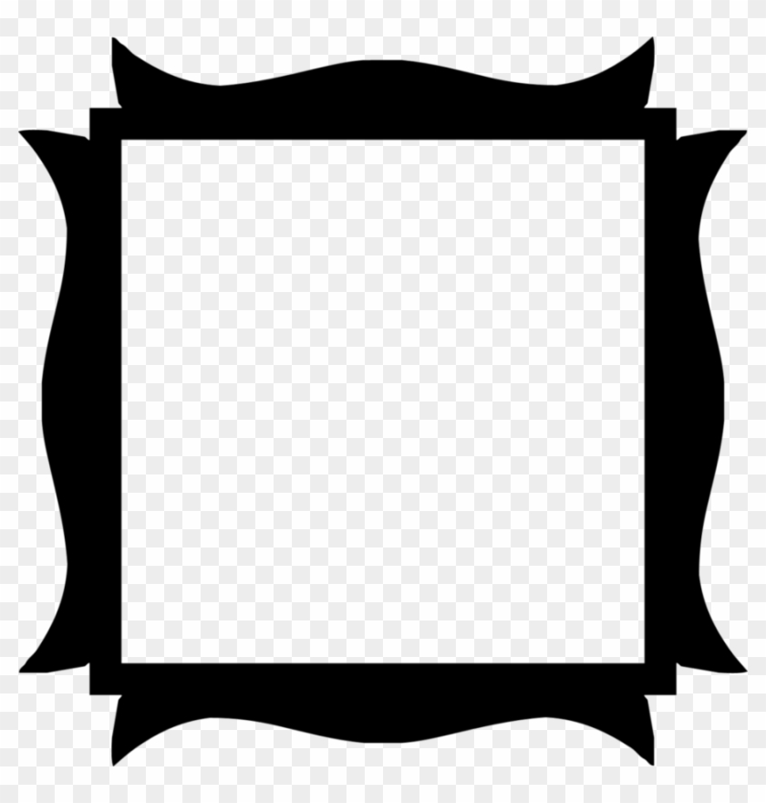Square Black Frame Png - Vector Graphics #300539