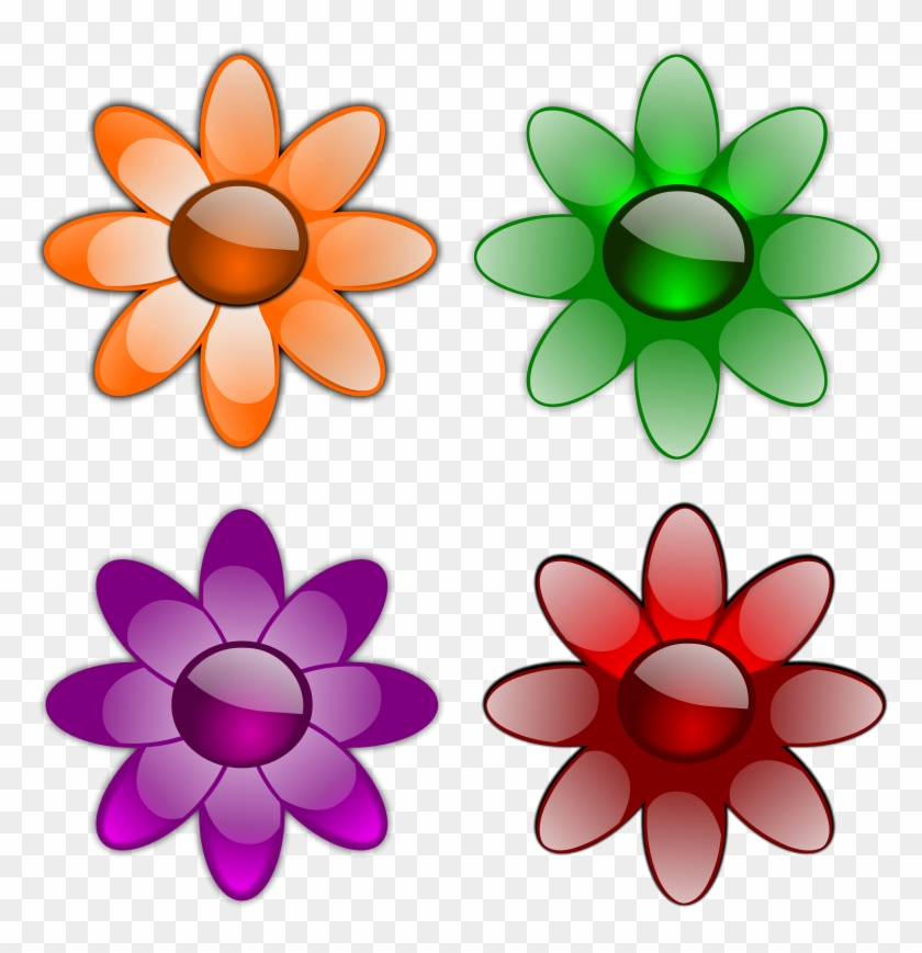 Gloss Flowers 1 Png Images - Flowers Clip Art #300623