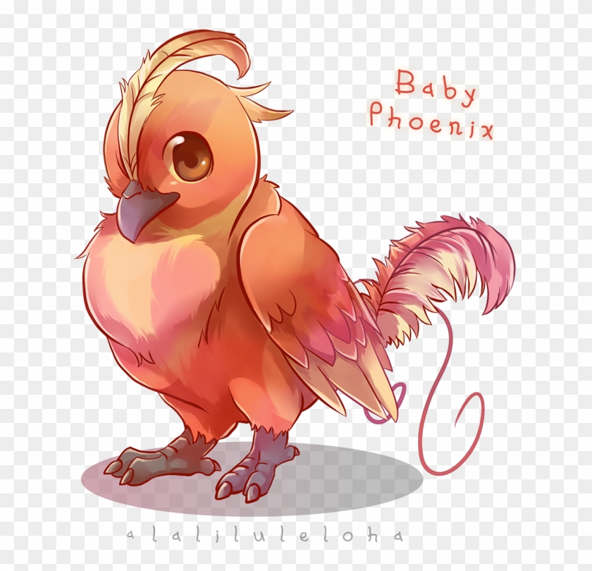 Phoenix Clipart Cute Baby - Baby Mythical Creatures Drawings #300712