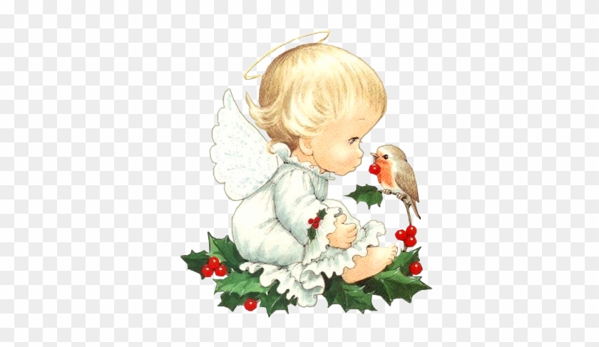 Cute Christmas Baby Angel With Bird Clipart By Joeatta78 - Missing Mom In Heaven #300719