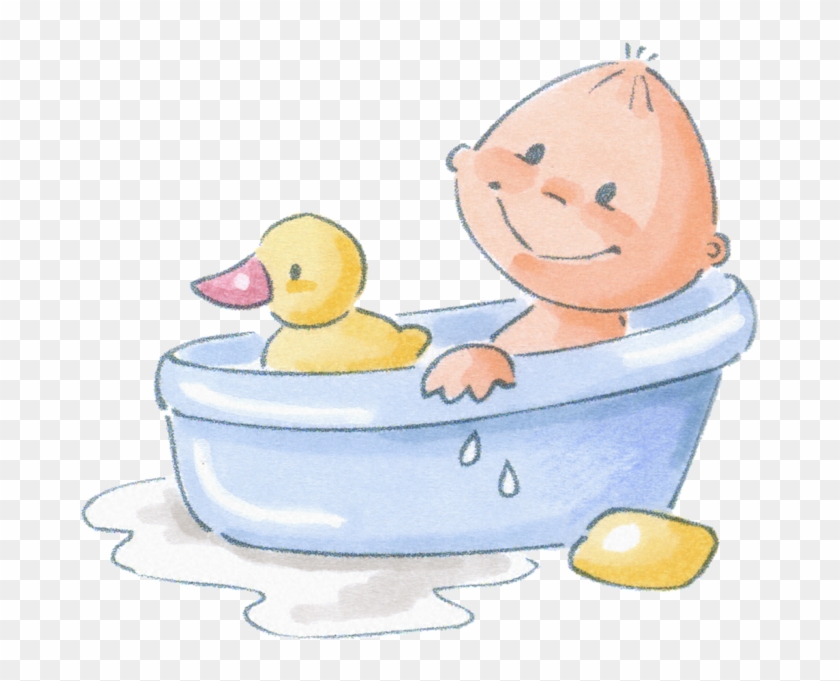 Related Baby Bath Clipart - Bath Time Clip Art #300737