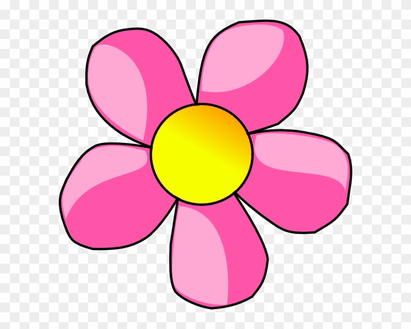 Hot Pink Flower Clip Art #300751