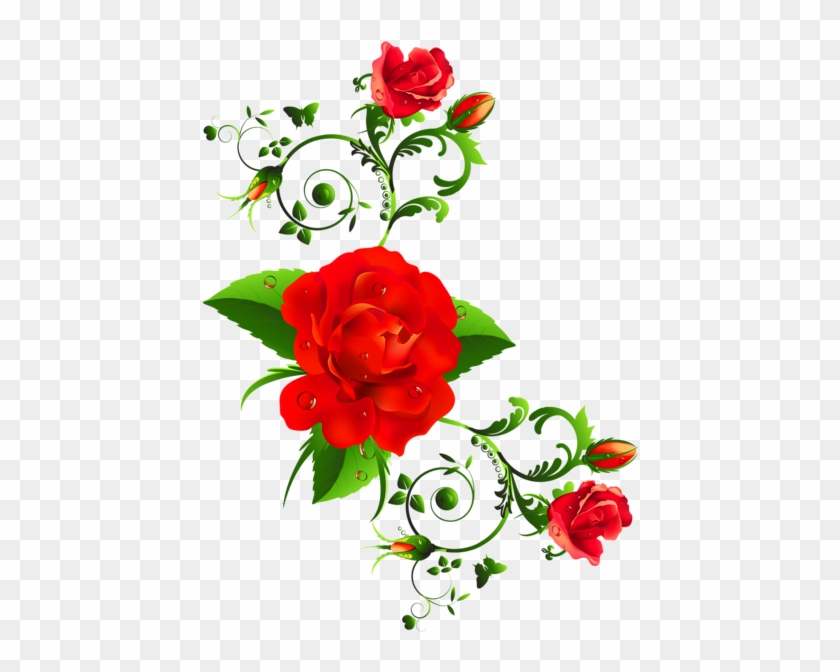Красные Розы Декор Clipart - Red Rose Photos Gallery #300768