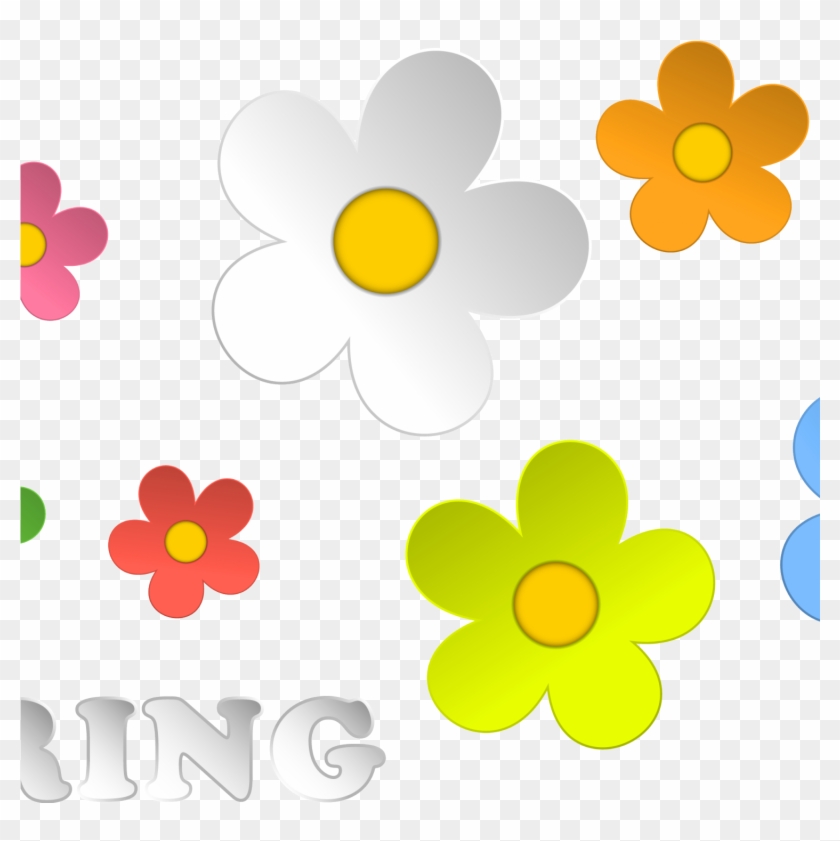 Spring Flower Border Clipart Spring Flowers Clip Art - Clip Art #300828