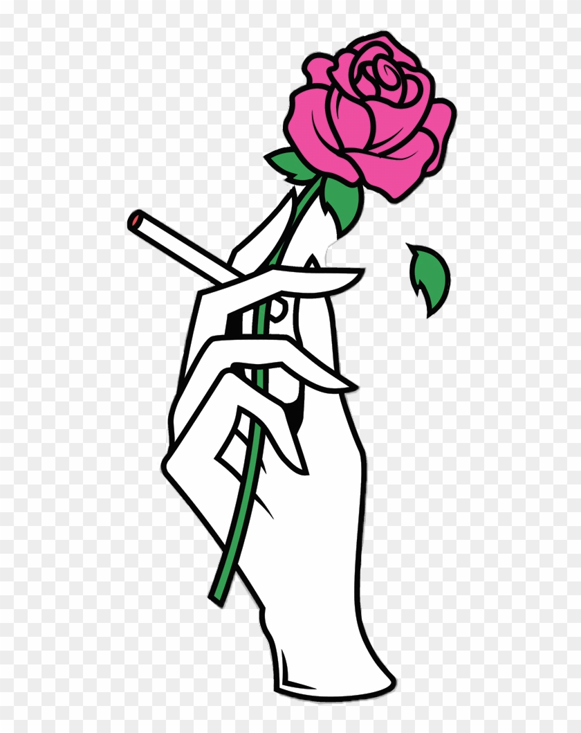 Report Abuse - Hand Holding A Rose #300880