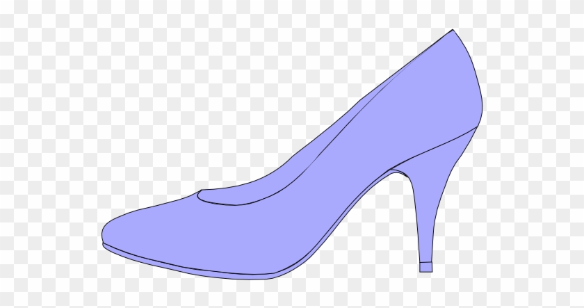 Purple Heel Clip Art At Clker - Heel Clipart #300928