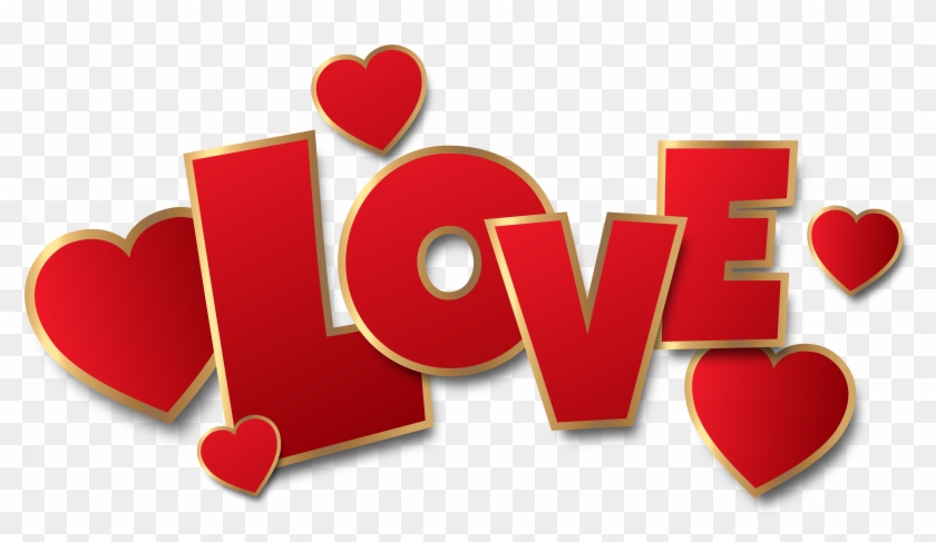 Red Love Transparent Png Clip Art Image - Love #300940