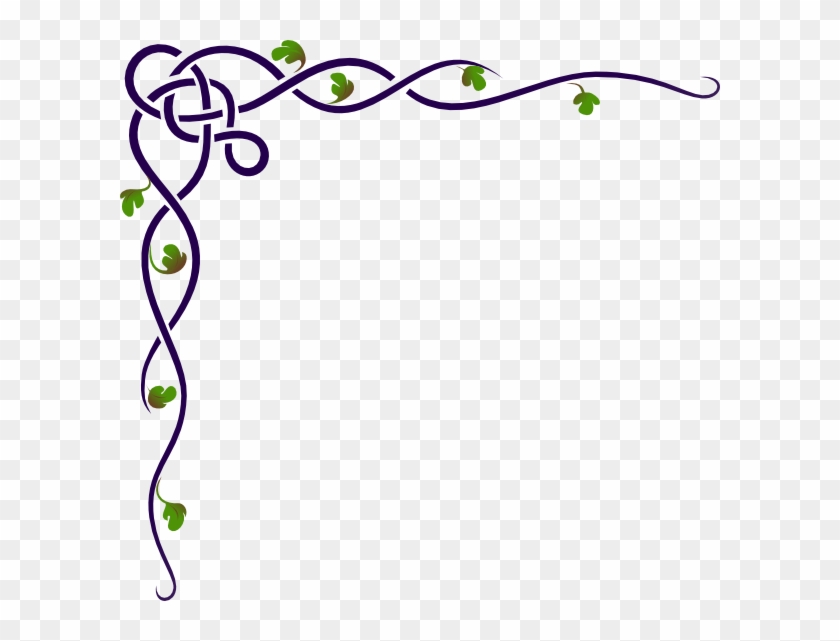 Purple Flower Border Clip Art Free Clipart - Bridal Shower Clip Art Borders #300963
