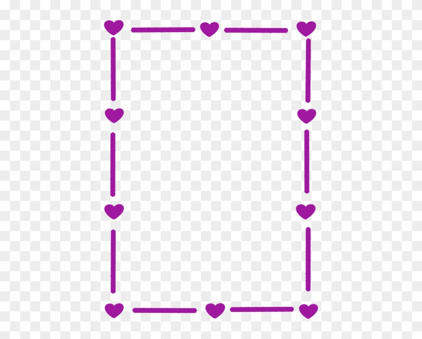 Purple Heart Border Clip Art At Clkercom Vector Clip - Clip Art #300966