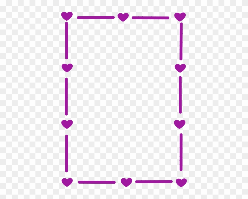 Purple Heart Border Clip Art At Clkercom Vector Clip - Clip Art #300966