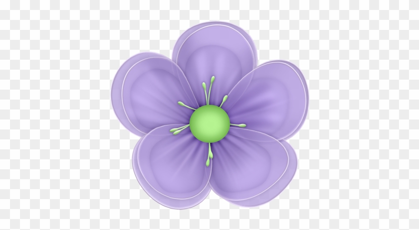 Album - Blue Flower Art Png #301004