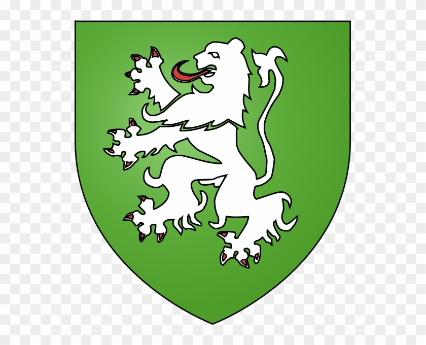 Home Vert, A Lion Rampant, Argent, Langued And Armed, - Home Coat Of Arms #301022