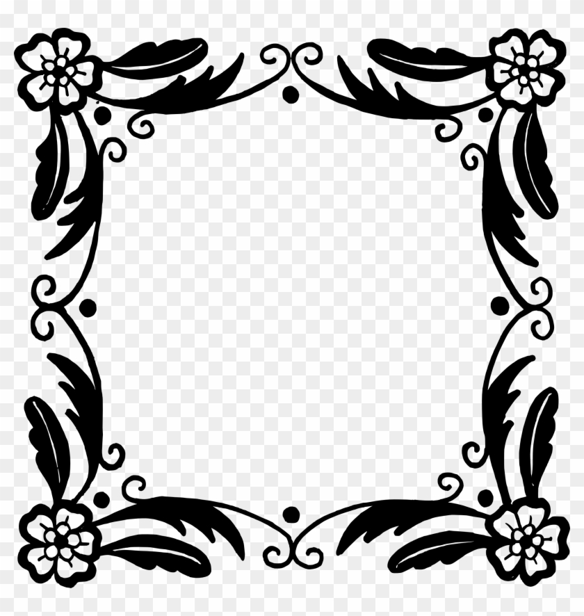 Flower Picture Frames Floral Design Clip Art - Flower Picture Frames Floral Design Clip Art #301024