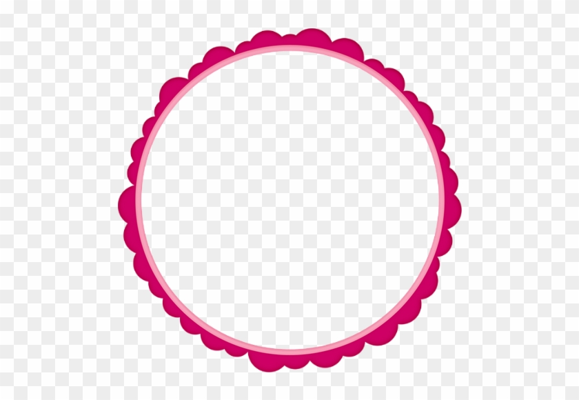 Cadre Rose Png Marco Redondo Png Round Frame Png - Border Bulat Png #301072
