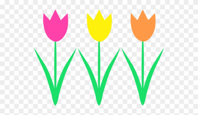 Cute Spring Tulips Clip Art - Spring Tulips Clip Art #301127