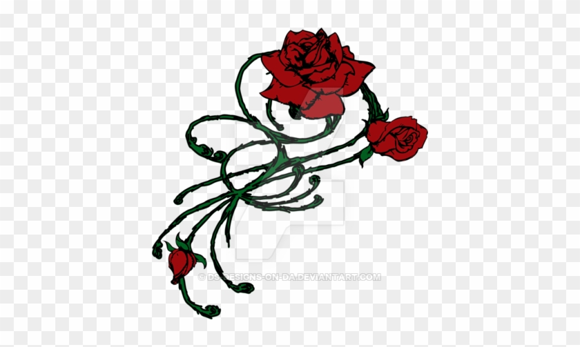 Roses - Rose With Thorn Png #301154