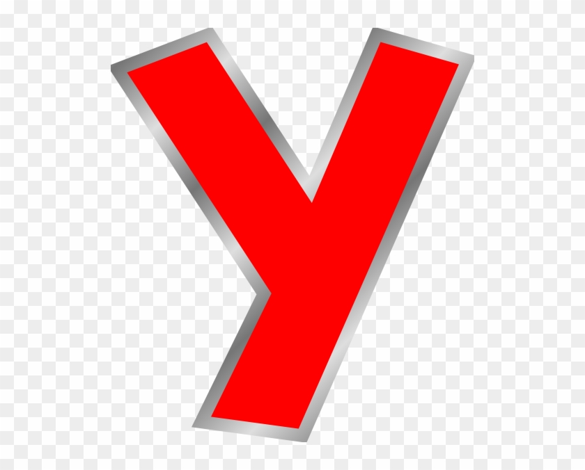 Letter Y Clipart Red #301172
