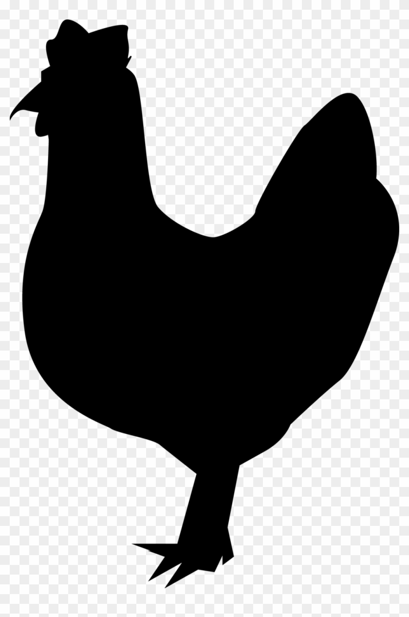 Free Chicken Silhouette By King Asriel On Deviantart - Chicken Silhouette Png #301210