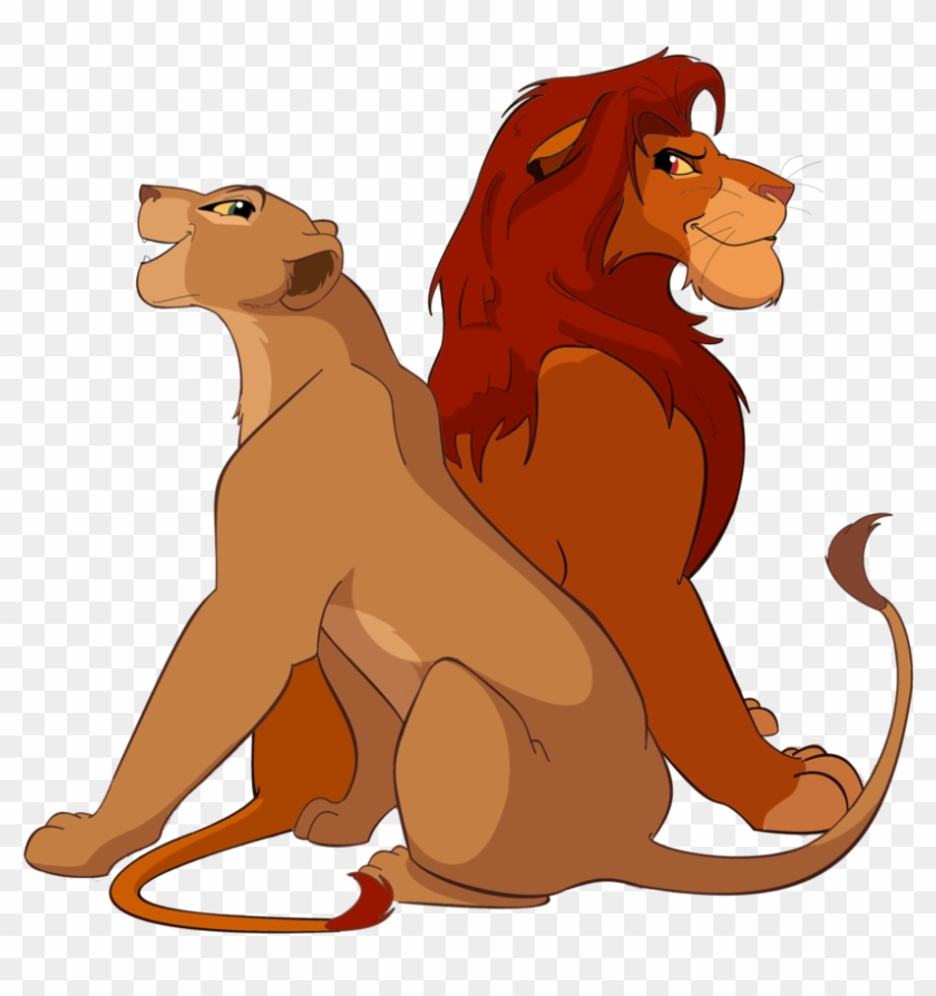 The Lion King Images Simba & Nala Wallpaper And Background - Lion King Nala Png #301223