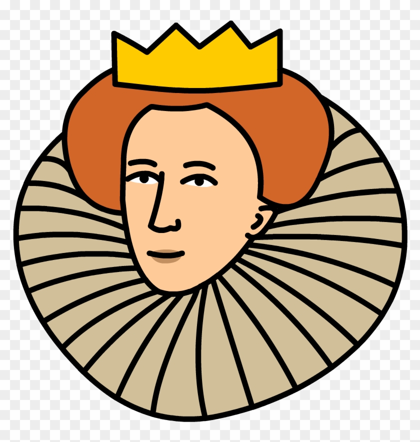Crown Clipart Queen Elizabeth - Clock Face Template #301329