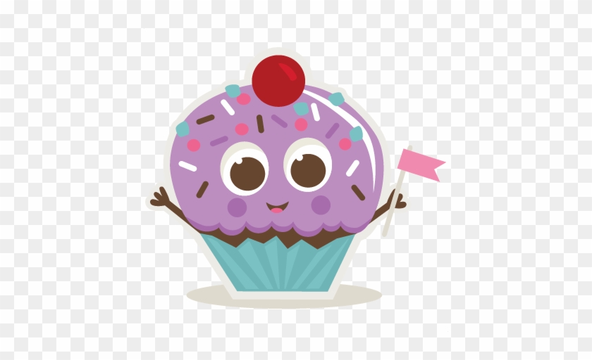 Birthday Cupcake Svg Cut Files For Scrapbooking Birthday - Cupcake #301368