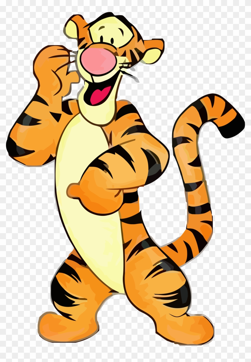 Funny Cartoon Tigger Tigger Clipart Png Image Download - Tigger #301459