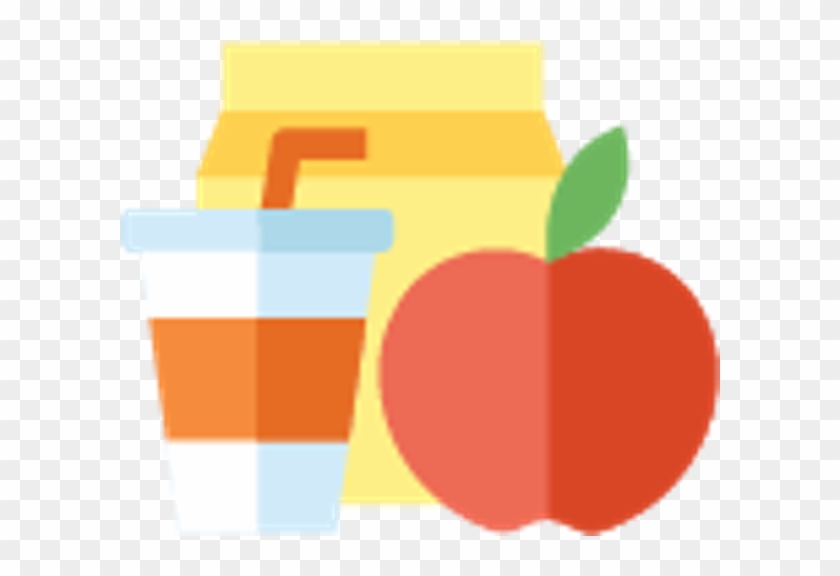 Icon Of Apple And Drink - Food #301453