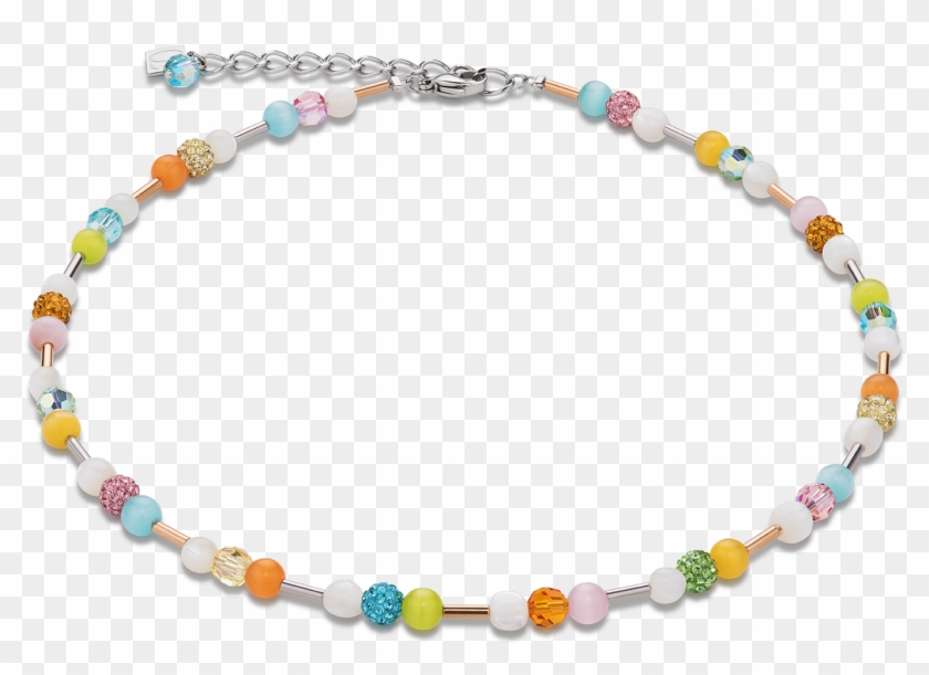 Necklace Swarovski® Crystals & Mother Of Pearl Multicolor - Bracelet #301536