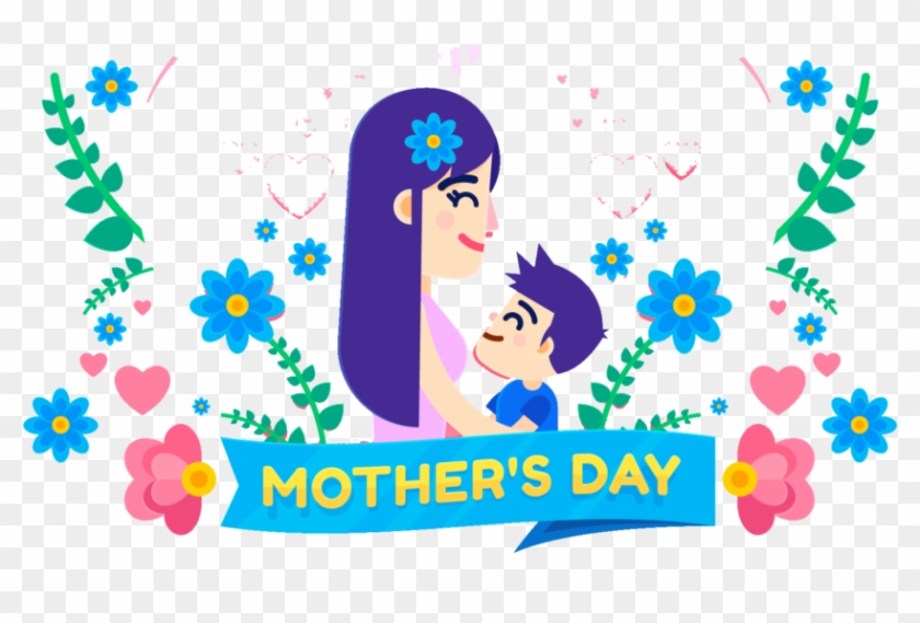 Download Mothers Day Cartoon Illustration Free Png - Illustration #301557