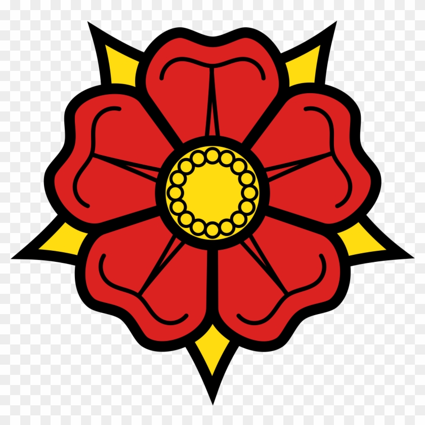 Rose Clip Art 21, - Heraldic Rose #301602