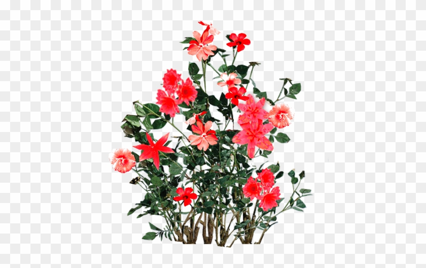 Red Flower Bunch Png - Flower Photoshop Plant Png #301644