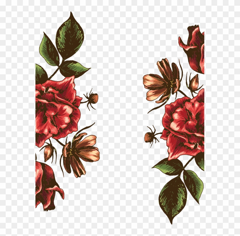 Beach Rose Flower Watercolor Painting - Beach Rose Flower Watercolor Painting #301799